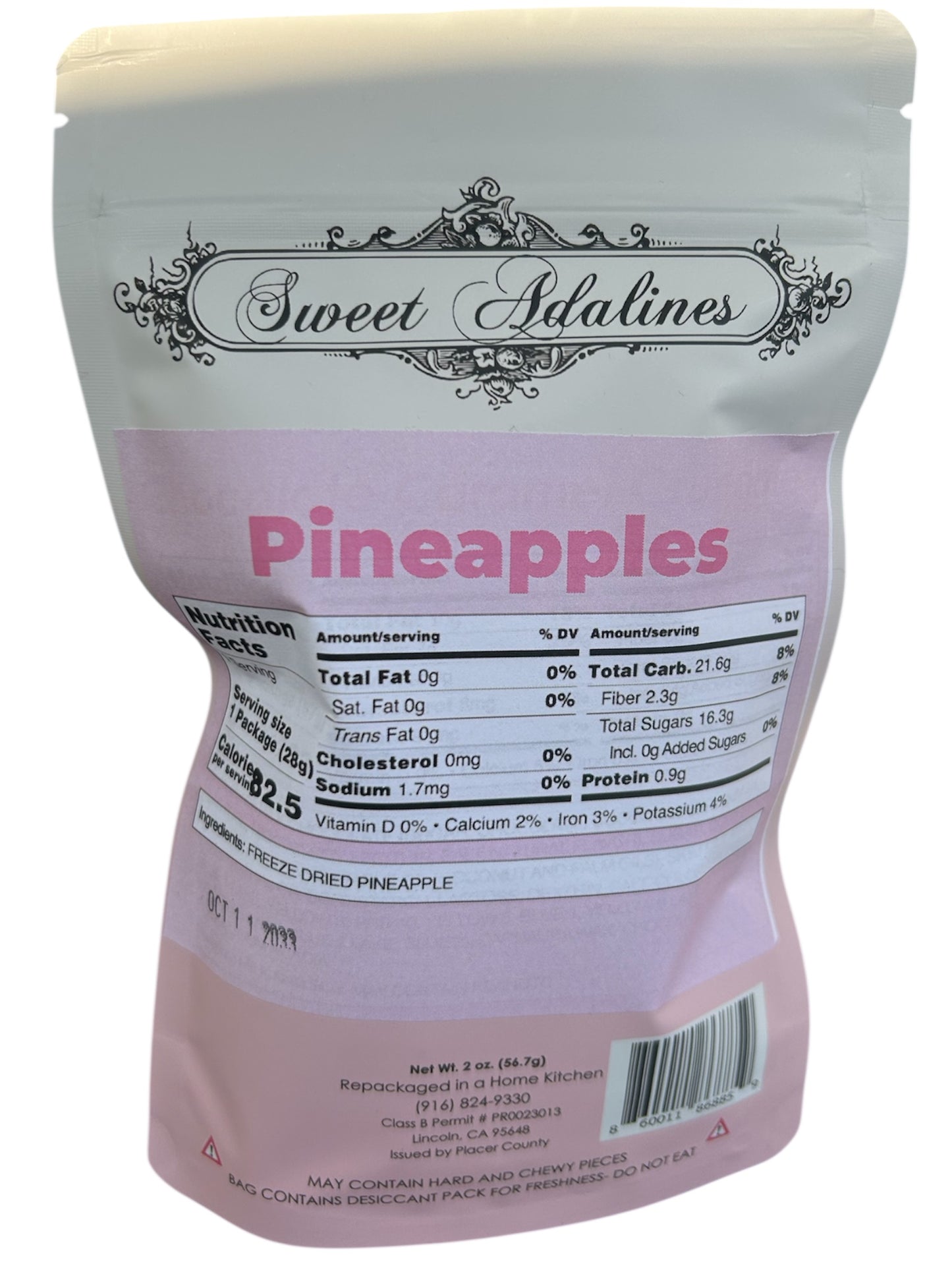 Freeze Dried Pineapples