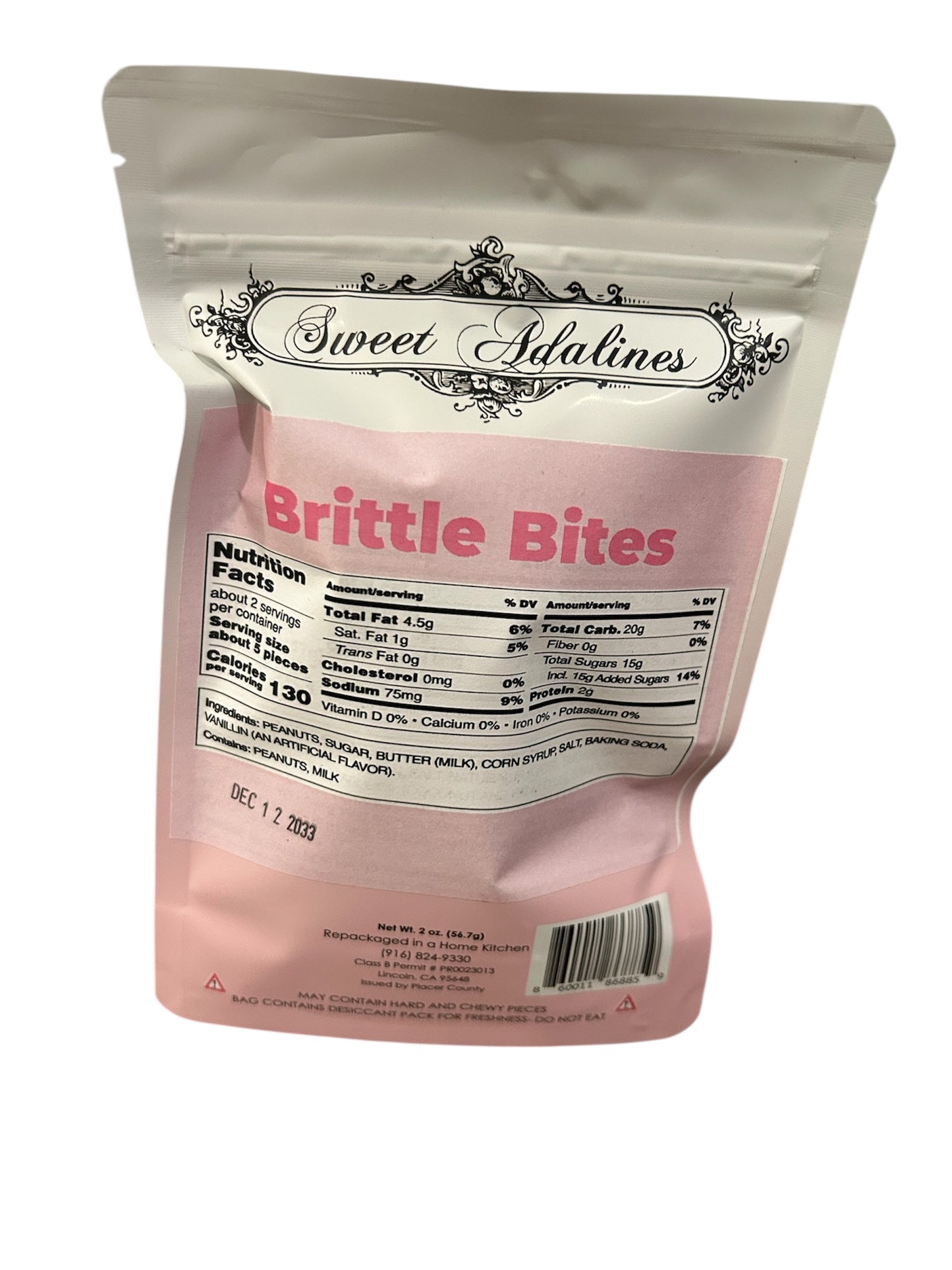 Brittle Bites Bag