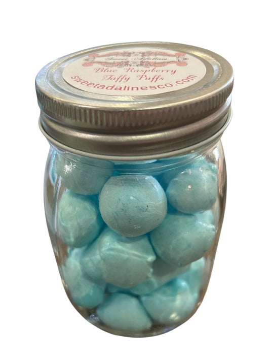 Blue Raspberry Taffy Puffs Jar