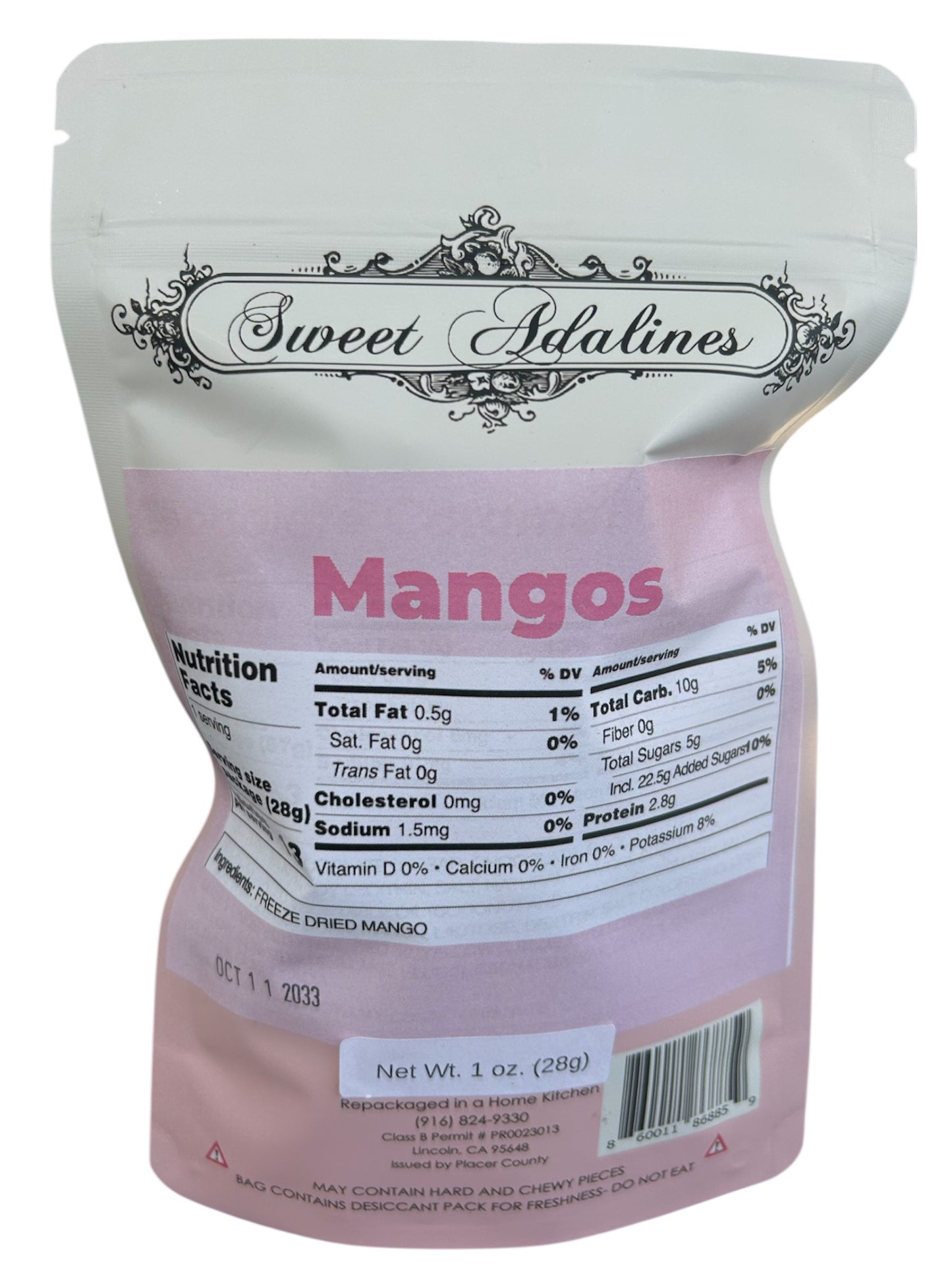 Freeze Dried Mangos