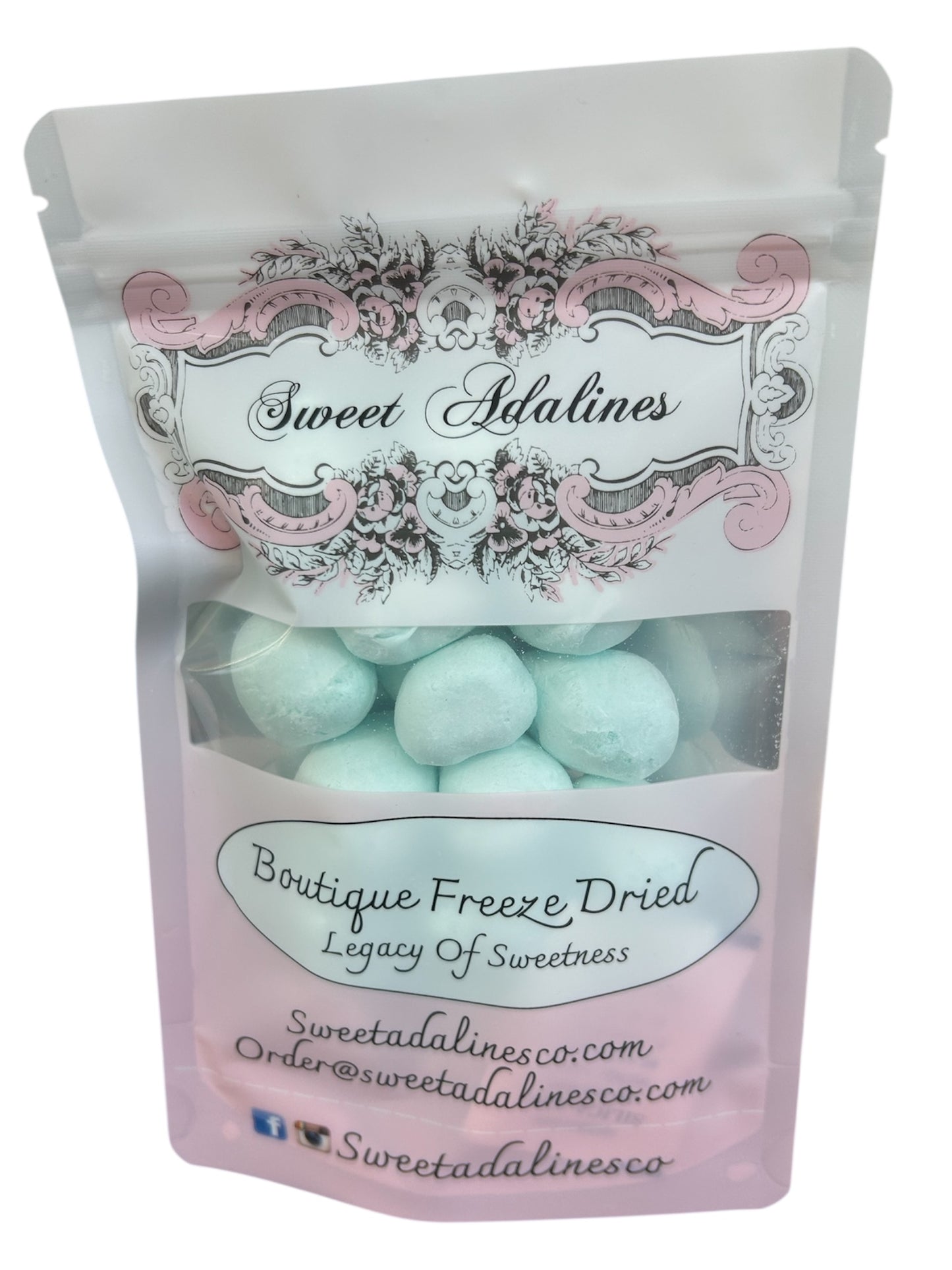 Blue Raspberry Taffy Puffs Bag