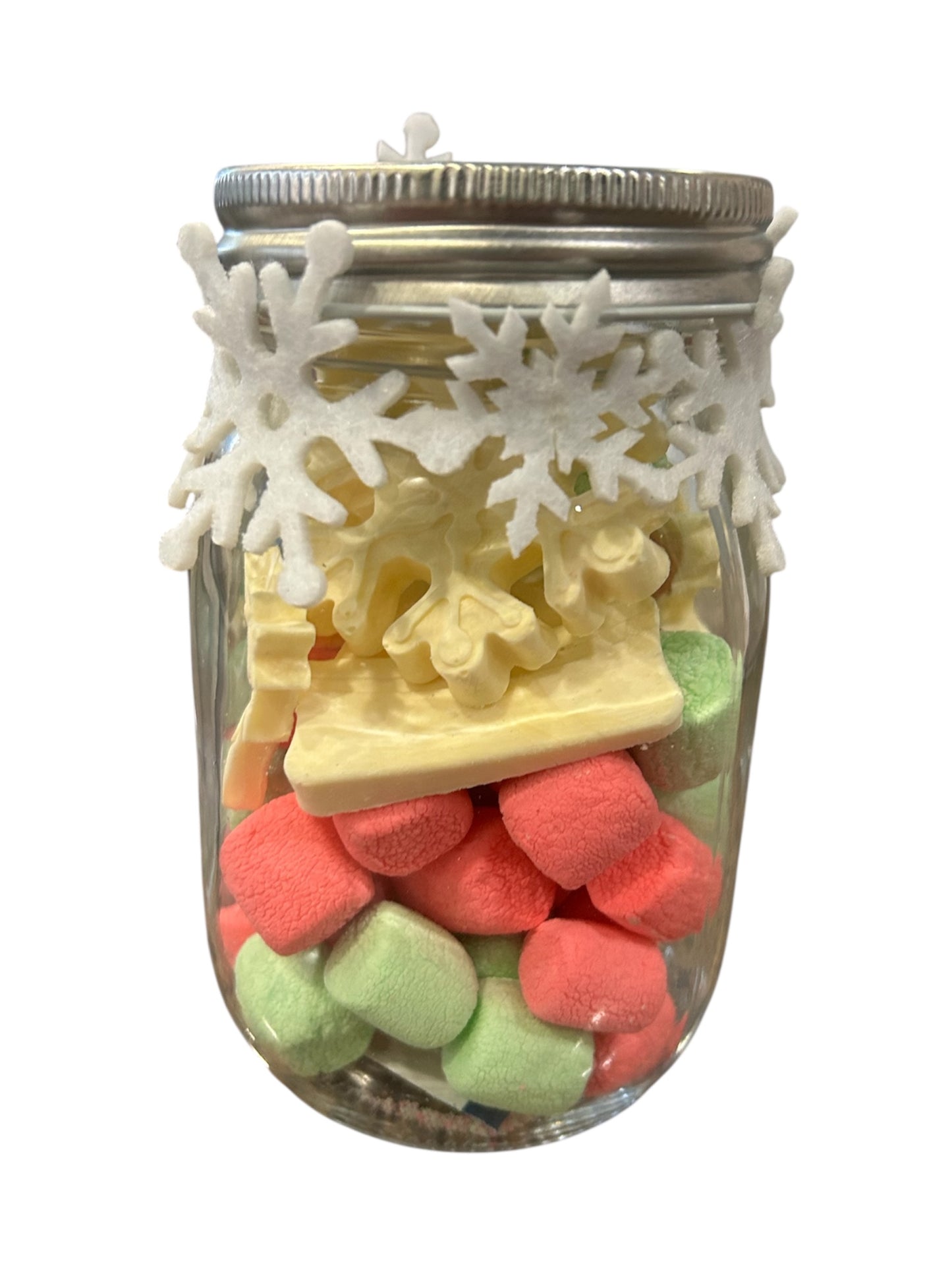 Egg Nog & Marshmallow Bites Jar