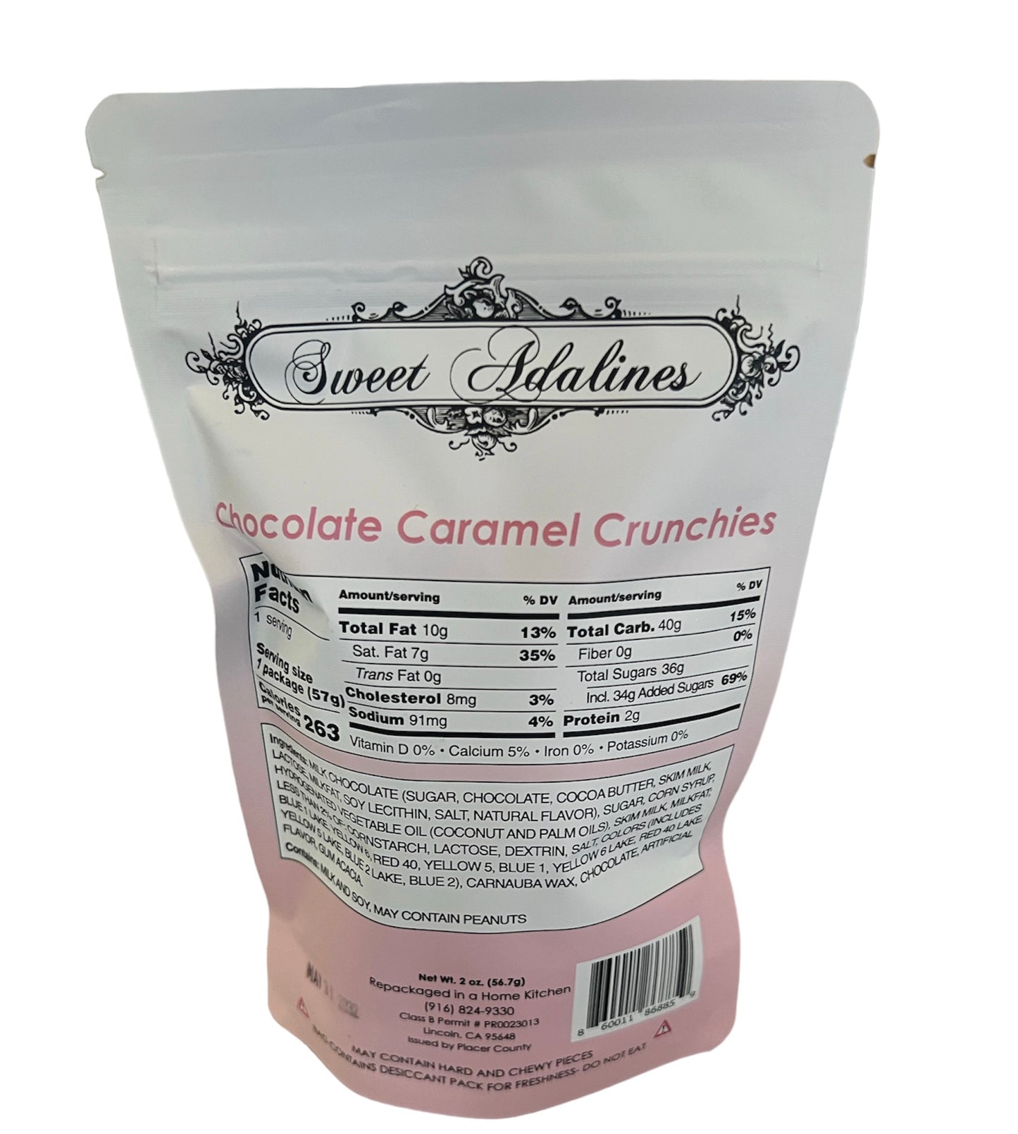 Chocolate Caramel Crunchies Bag